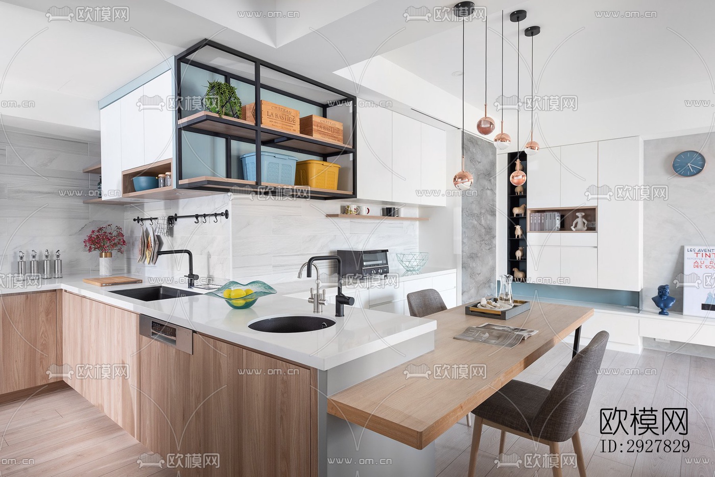 北欧公寓效果图下载（渲染图13）