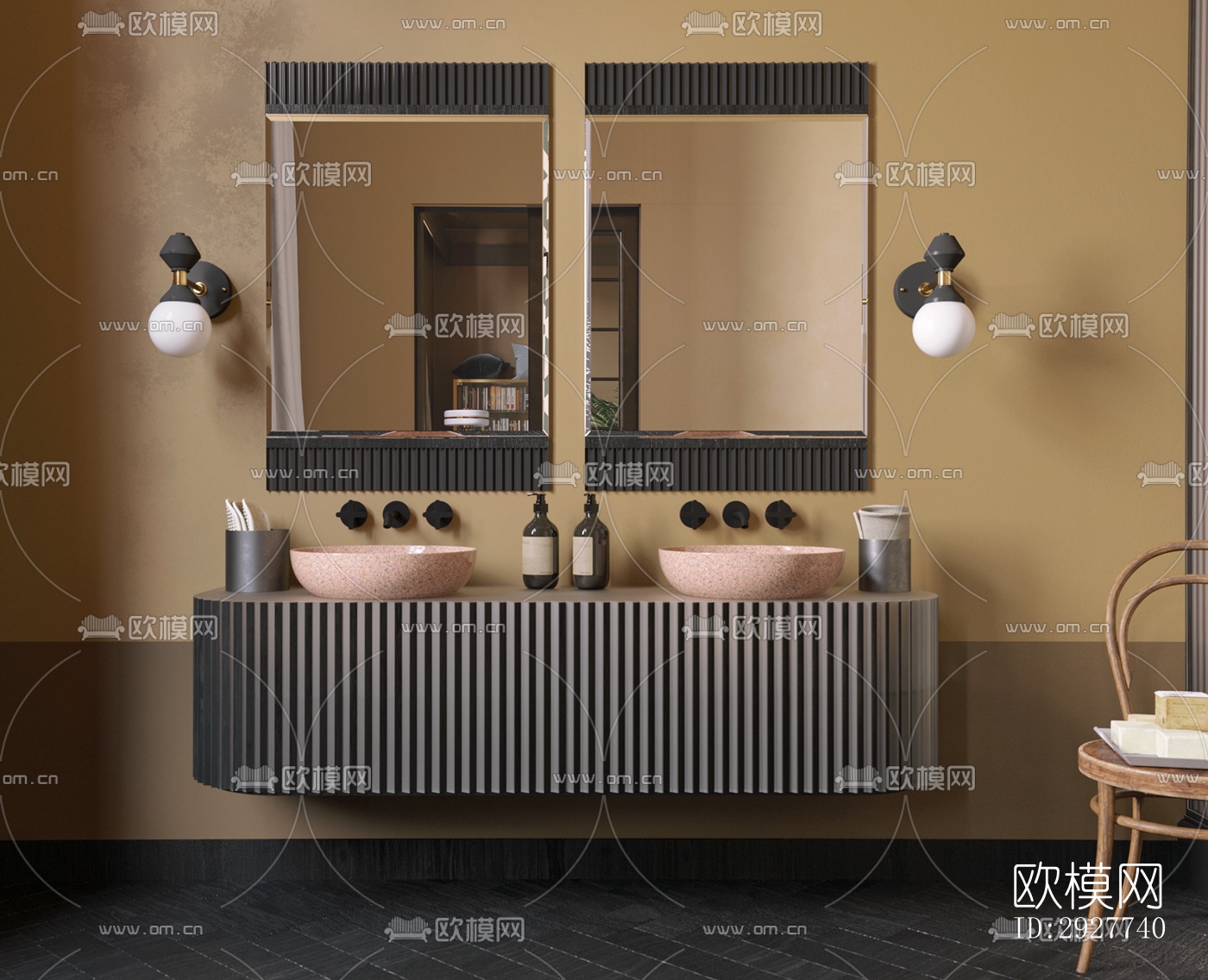 东南亚公寓效果图下载（渲染图5）