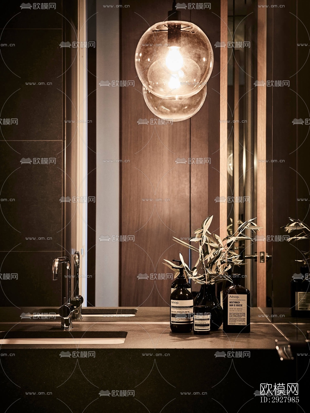 现代公寓效果图下载（渲染图9）