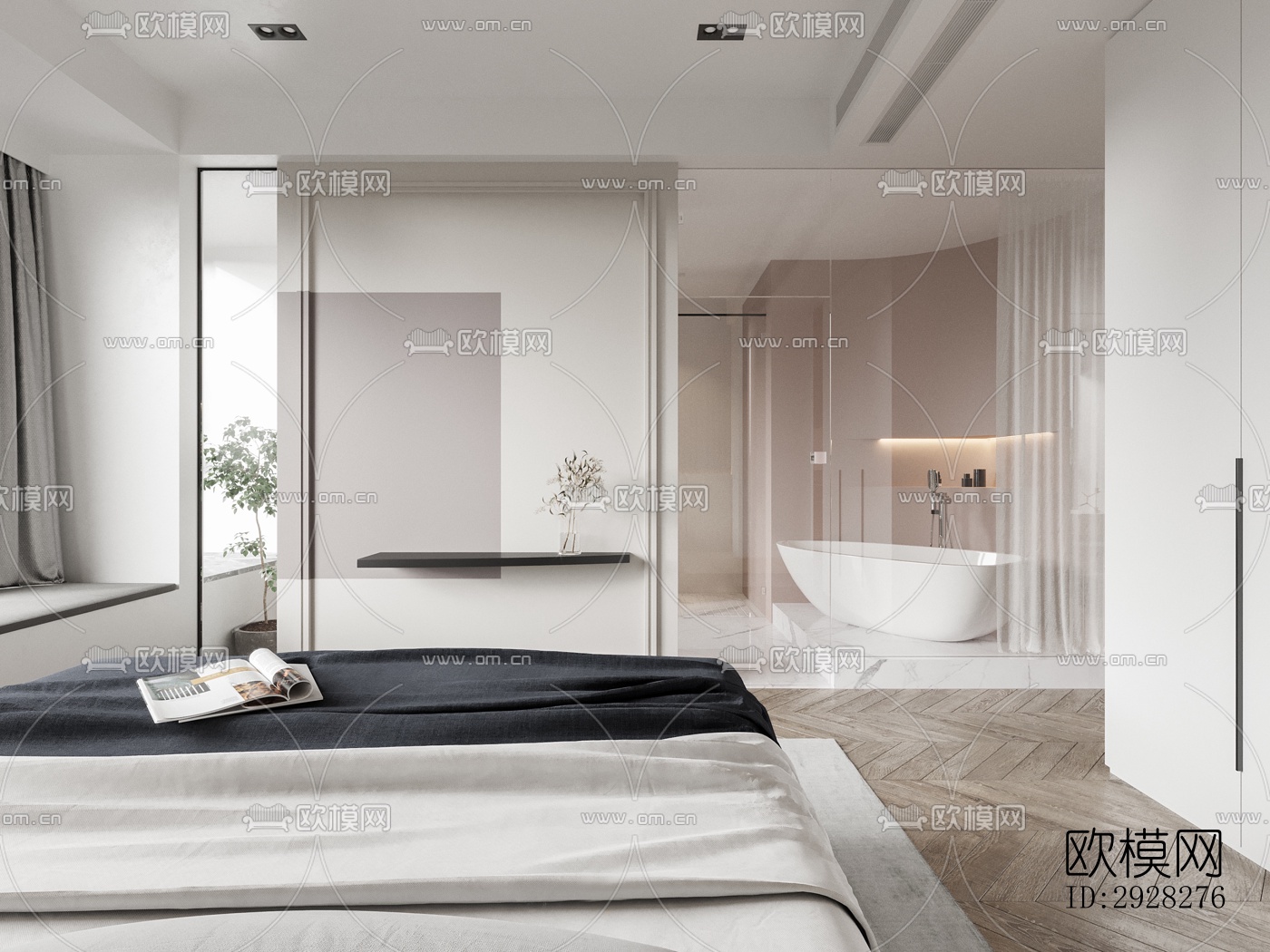 欧式平层效果图下载（渲染图5）