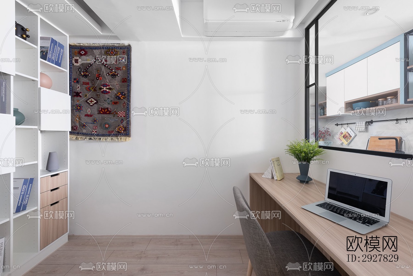 北欧公寓效果图下载（渲染图3）