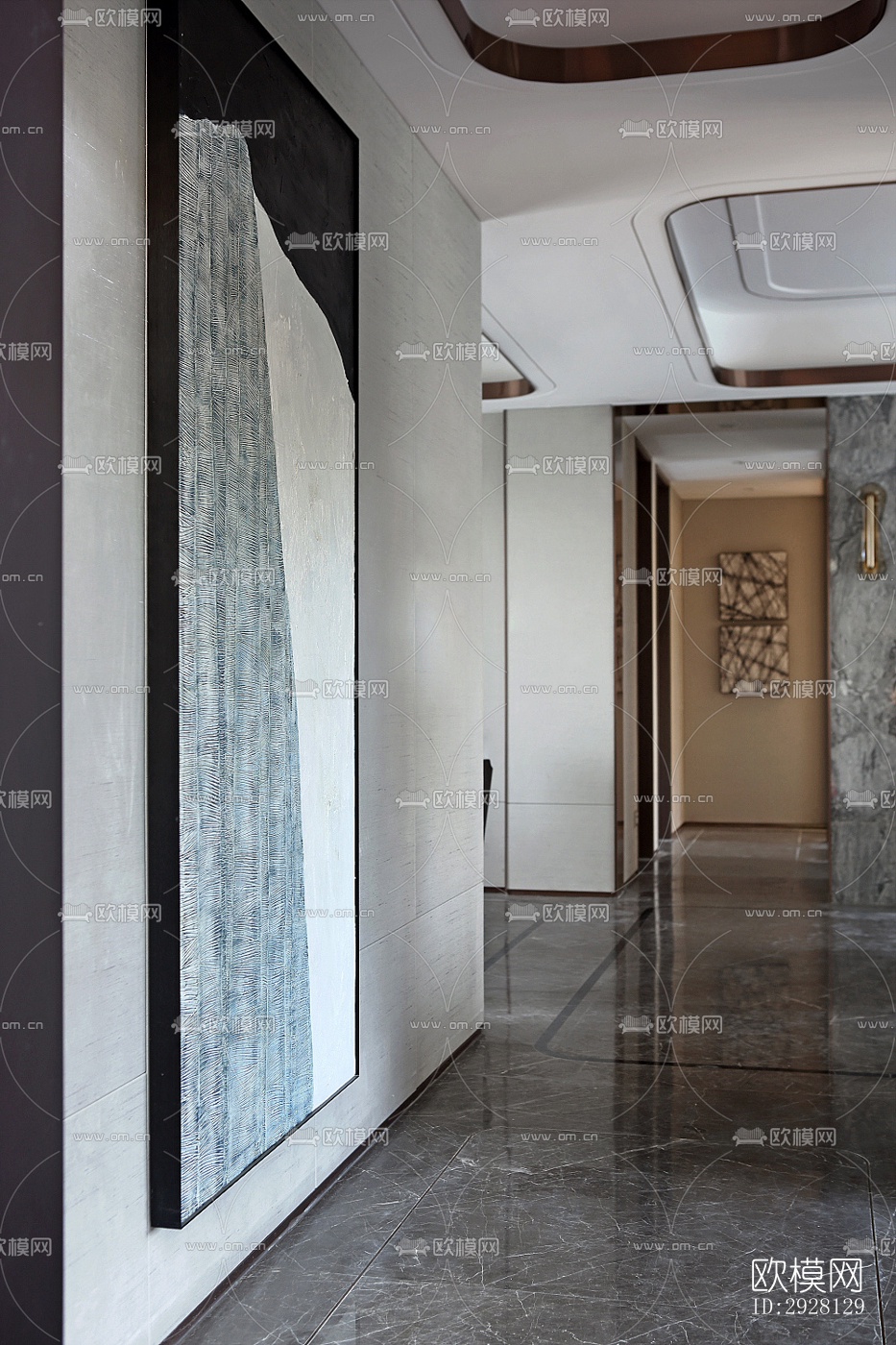 中式平层效果图下载（渲染图19）