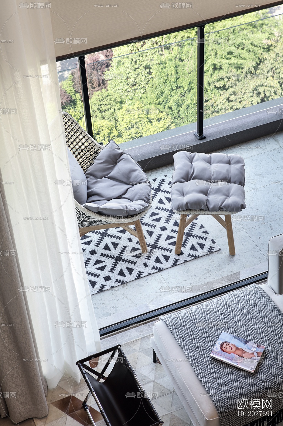 现代别墅效果图下载（渲染图9）