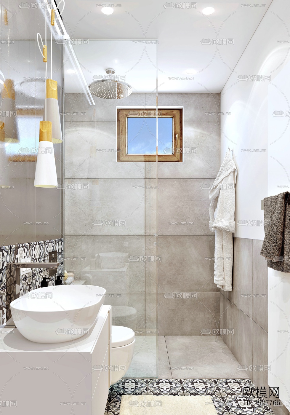 北欧公寓效果图下载（渲染图9）