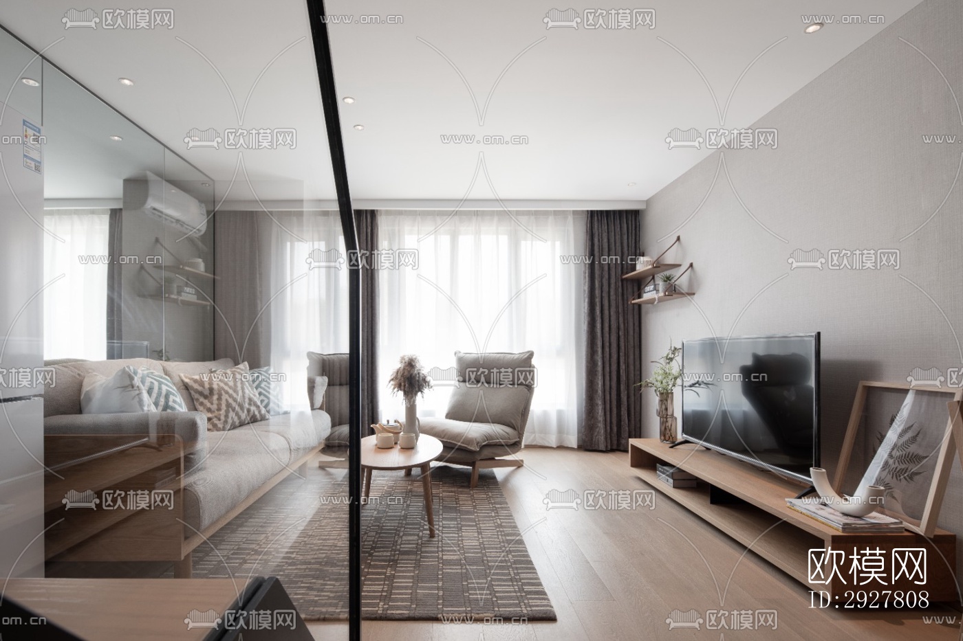 北欧公寓效果图下载（渲染图18）