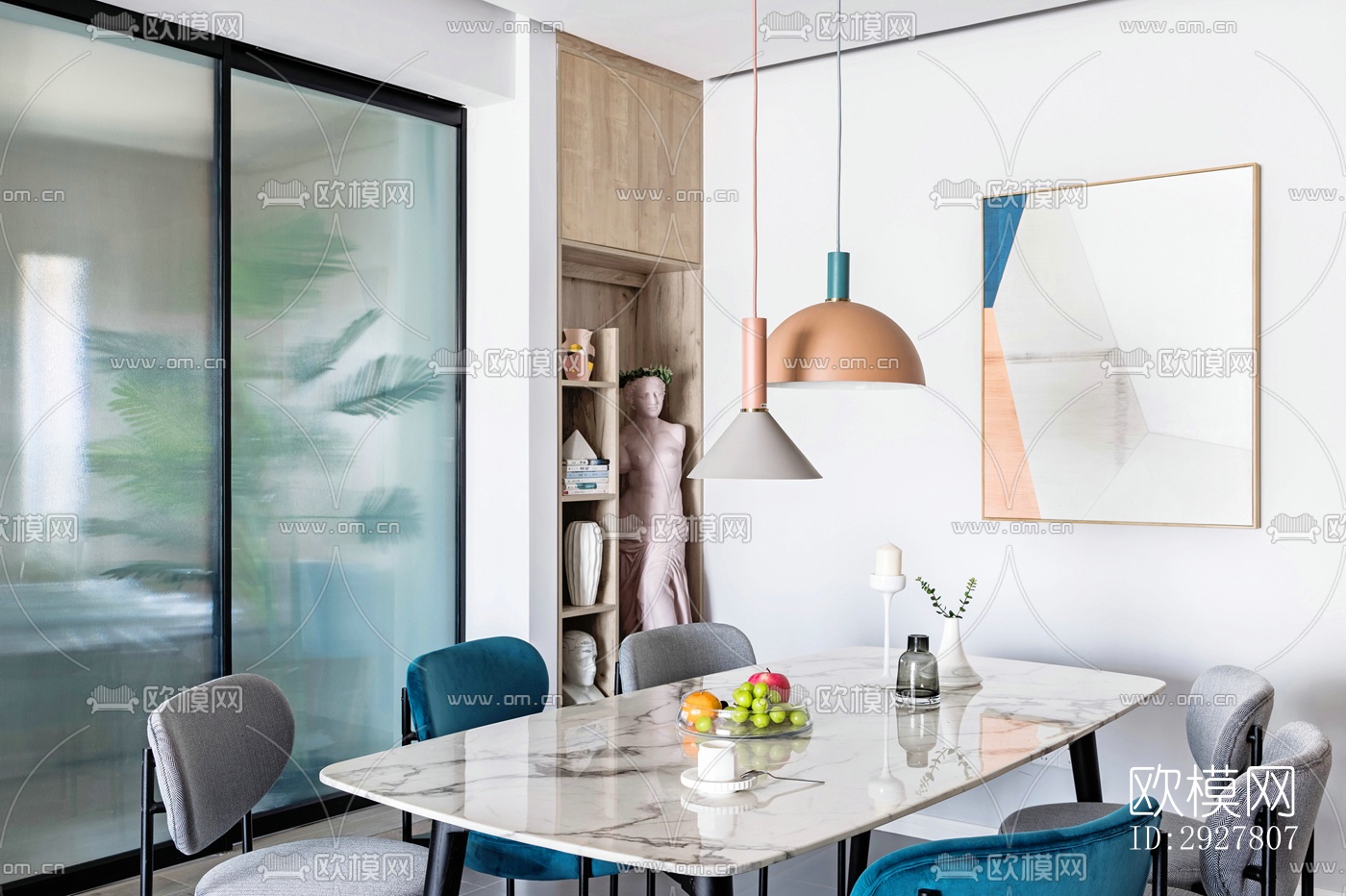 北欧公寓效果图下载（渲染图12）