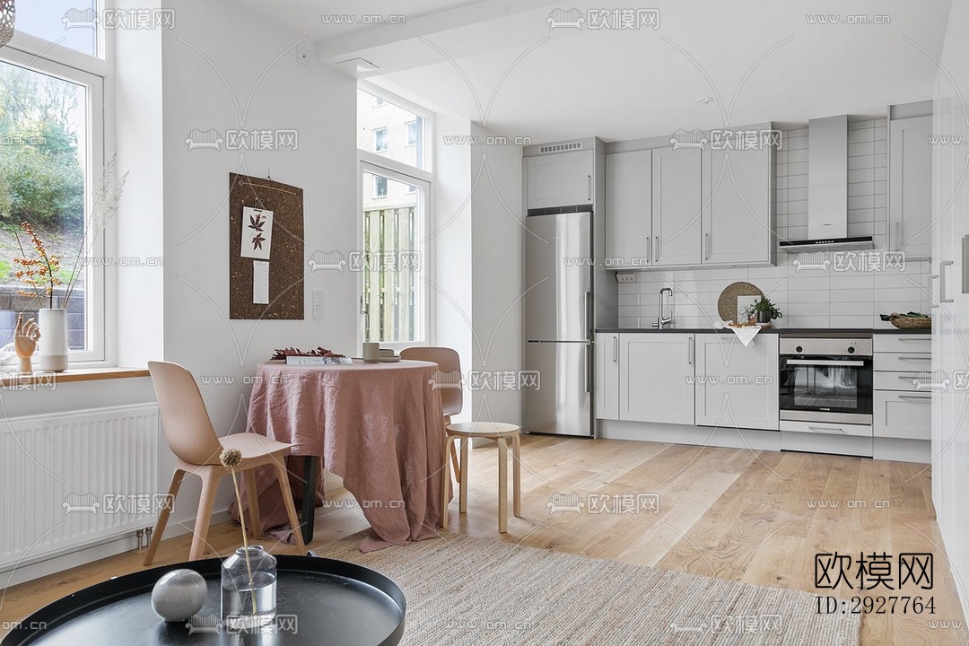 北欧公寓效果图下载（渲染图10）