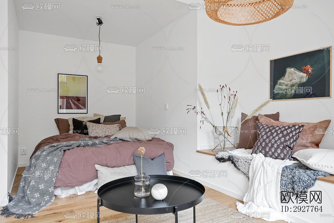 北欧公寓效果图下载（渲染图6）