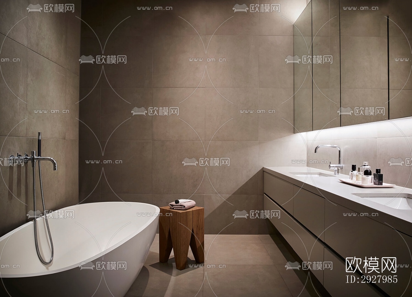 现代公寓效果图下载（渲染图11）