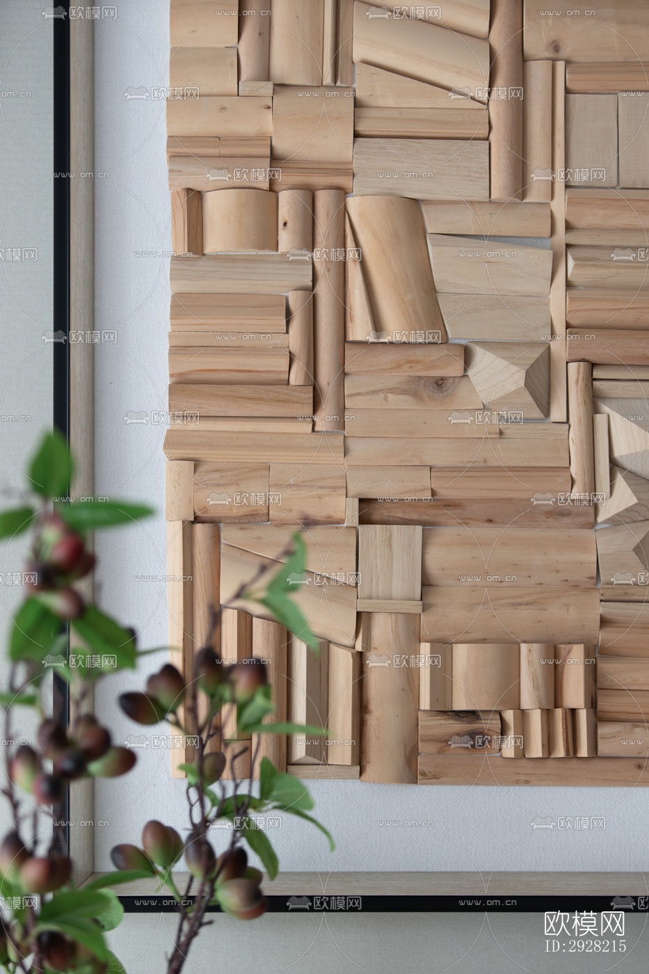 新中式平层效果图下载（渲染图12）