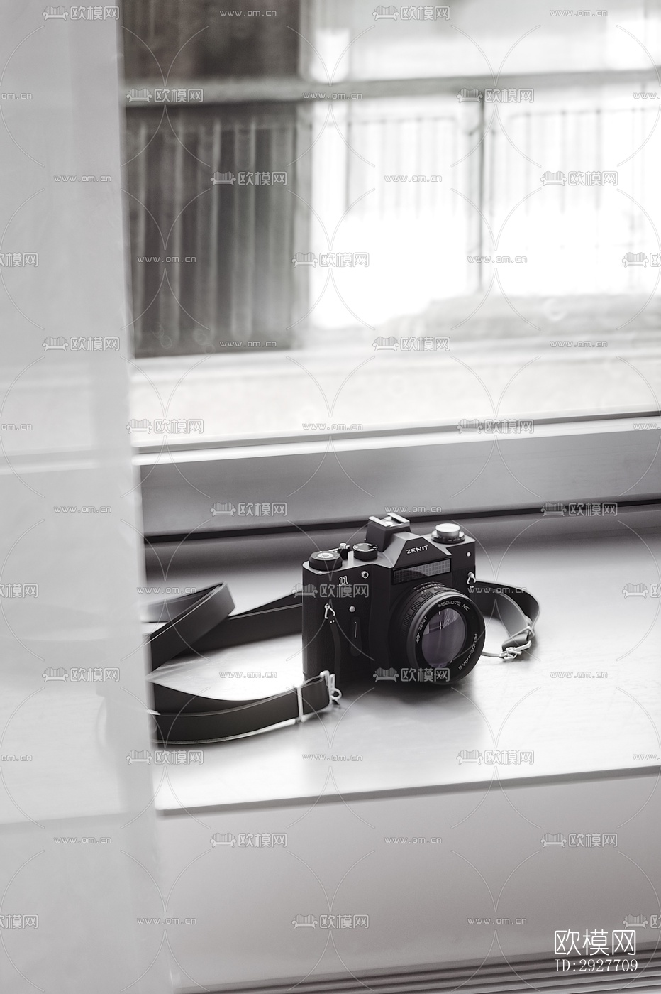 高级灰别墅效果图下载（渲染图19）