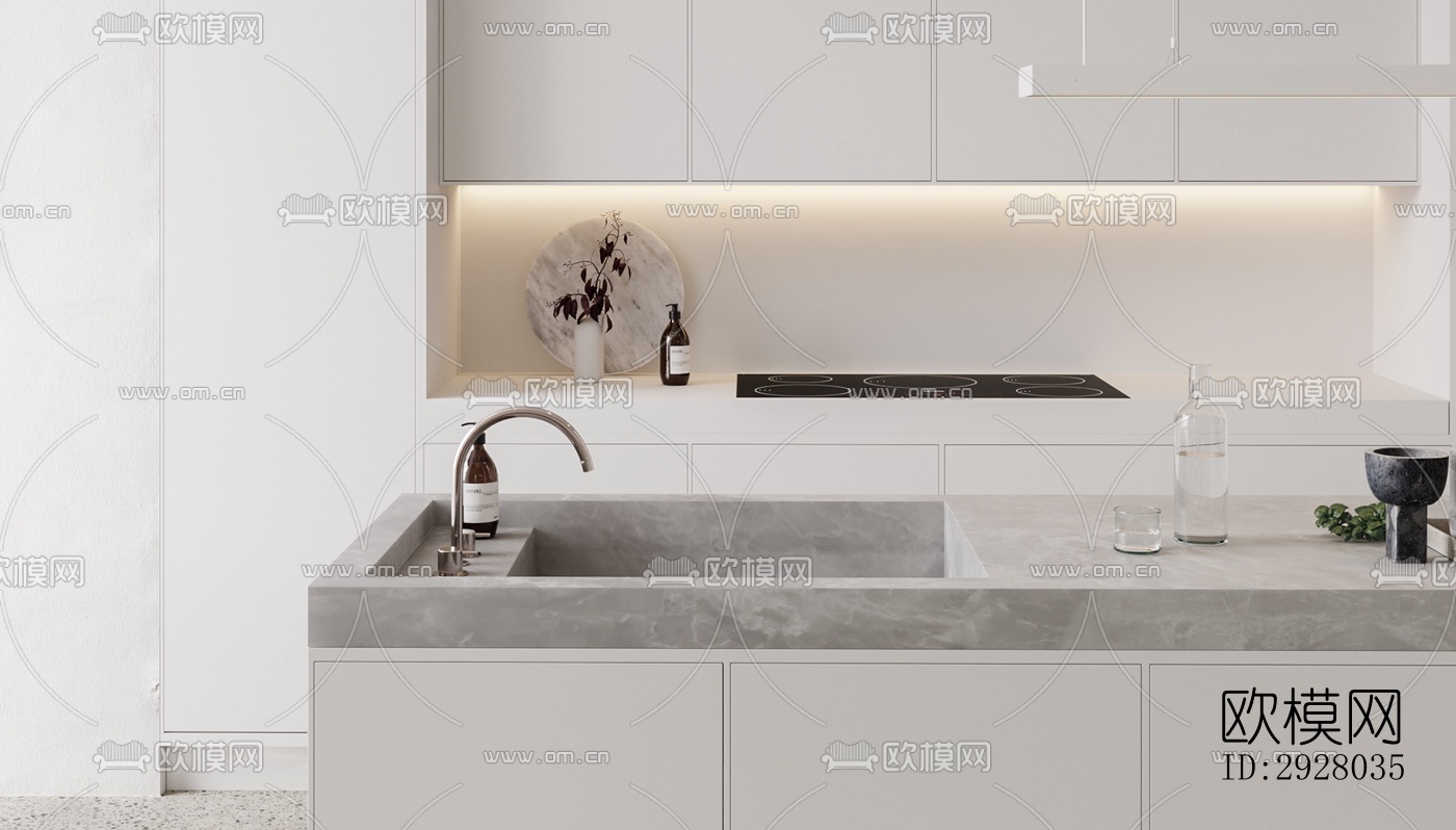 现代公寓效果图下载（渲染图5）