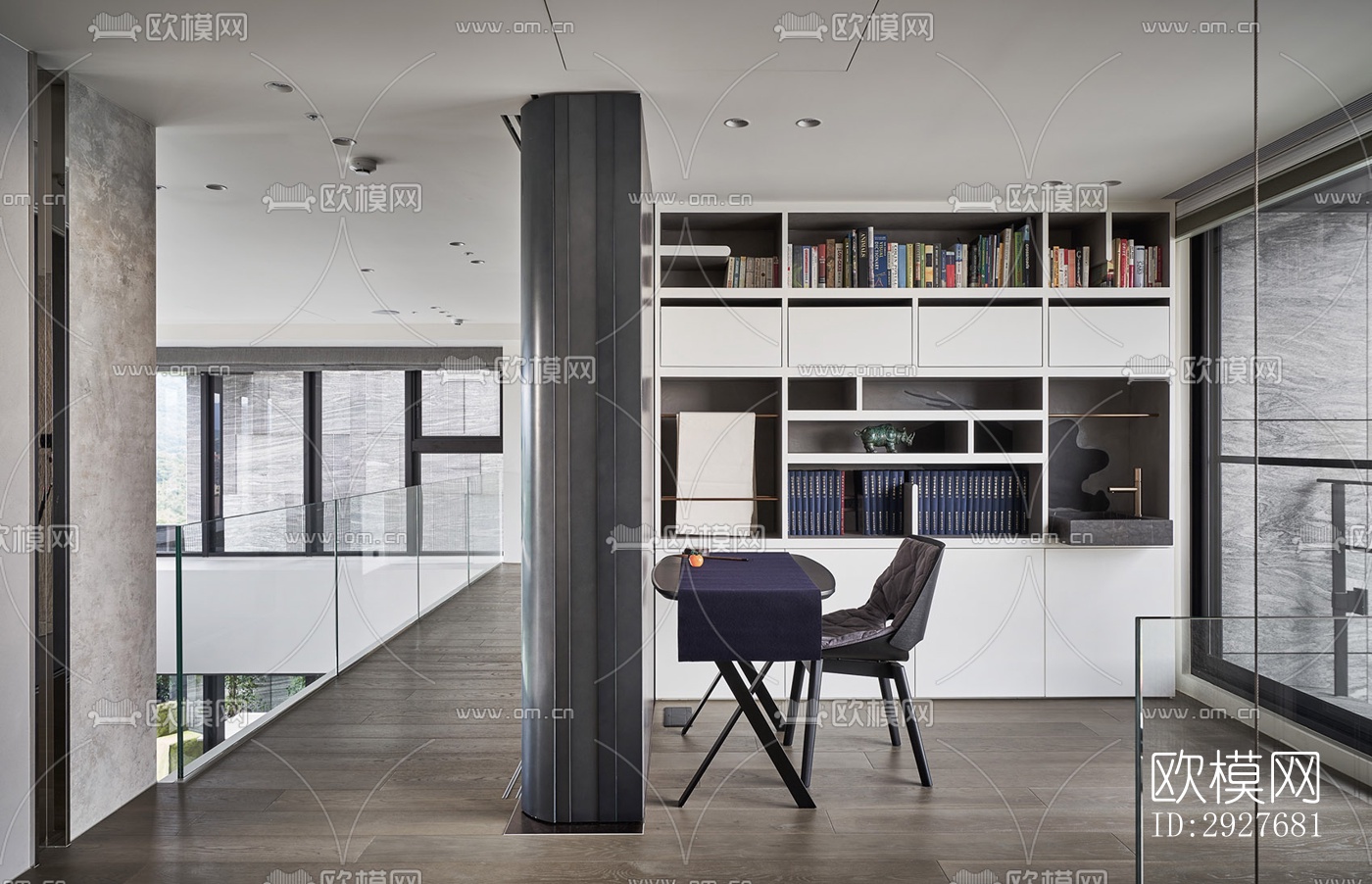 现代别墅效果图下载（渲染图2）