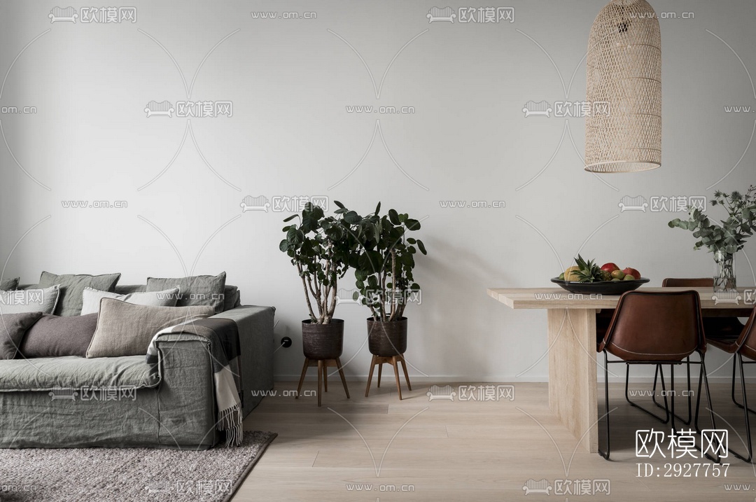 北欧公寓效果图下载（渲染图16）