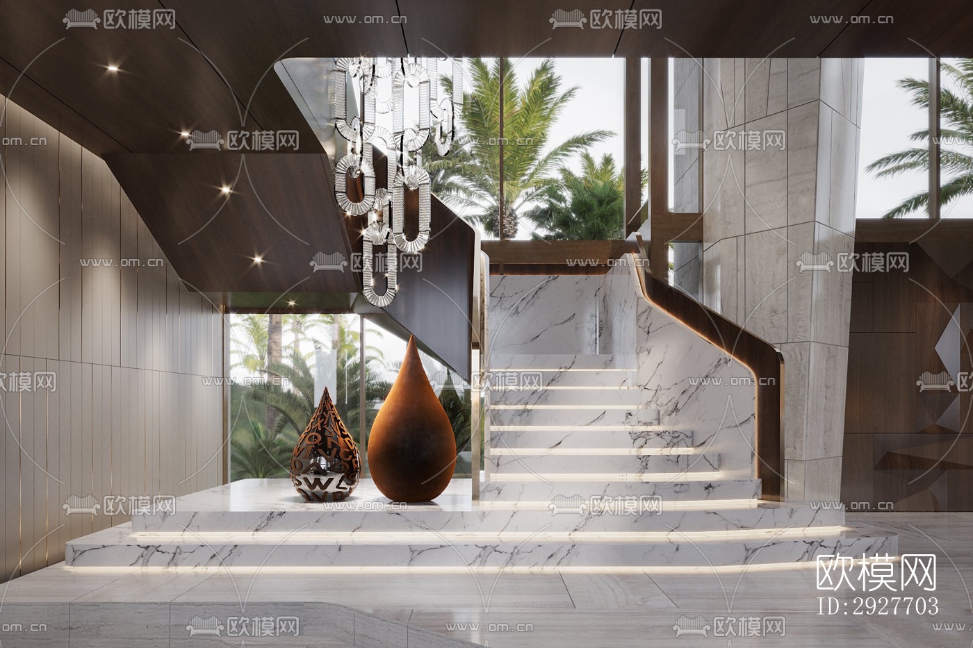 现代别墅效果图下载（渲染图14）