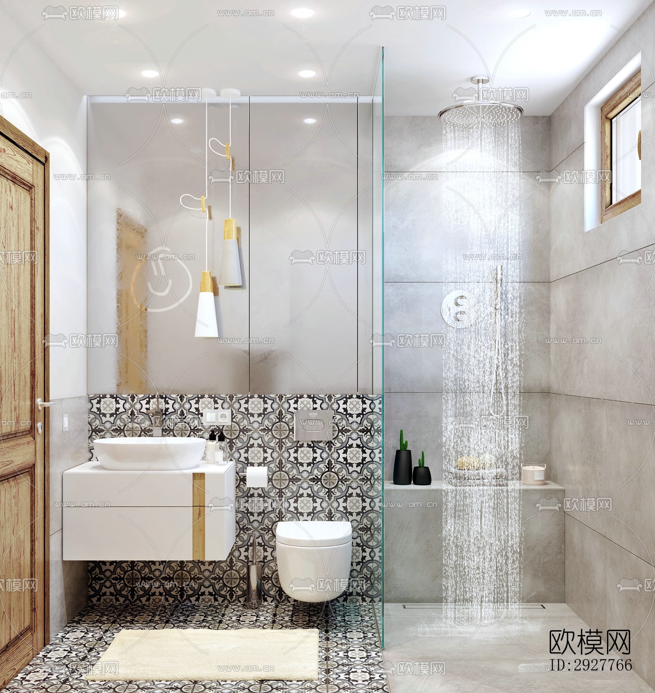 北欧公寓效果图下载（渲染图8）