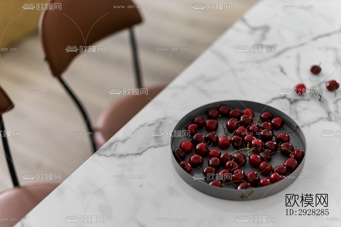 现代平层效果图下载（渲染图5）