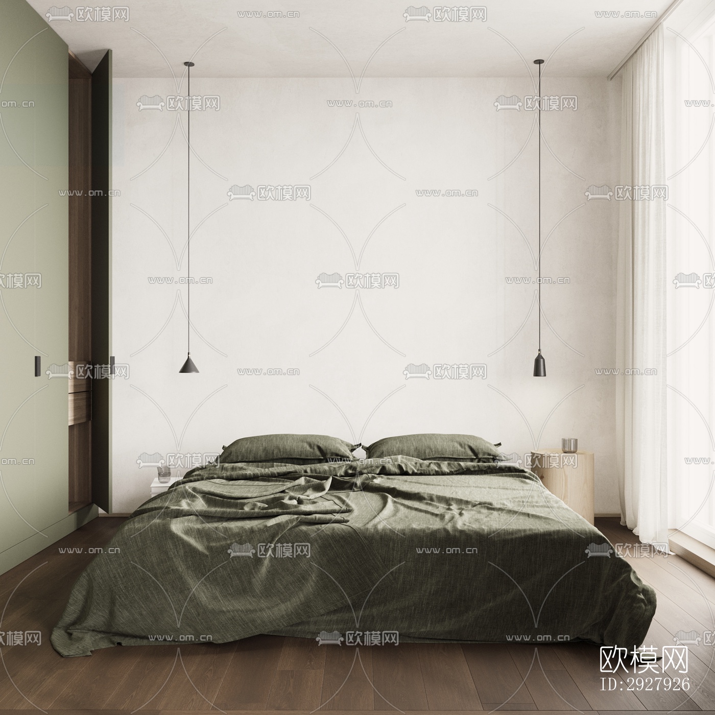 北欧公寓效果图下载（渲染图10）