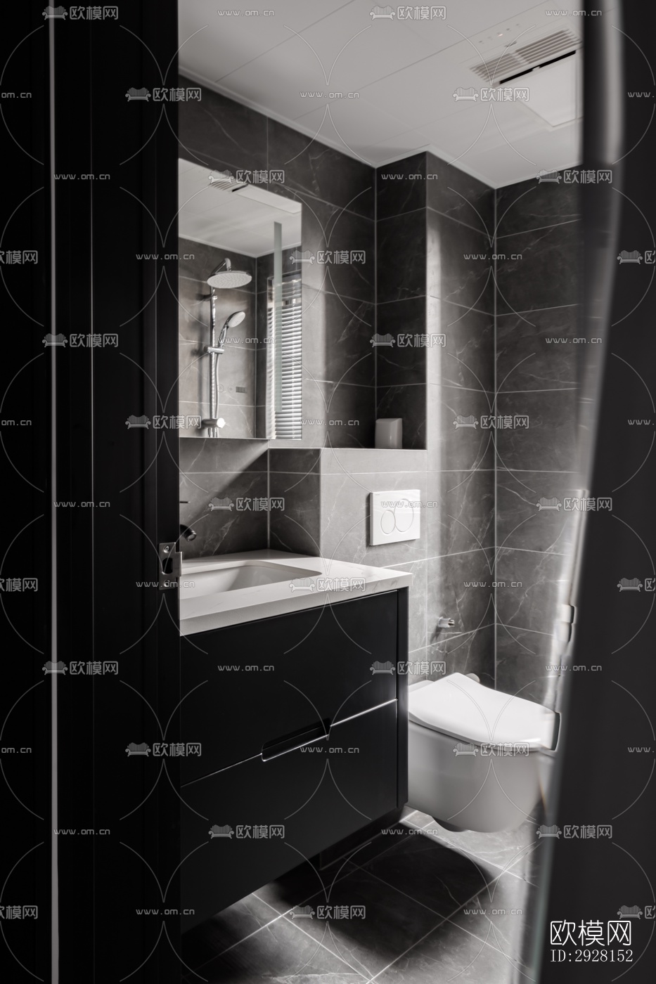 后现代平层效果图下载（渲染图12）