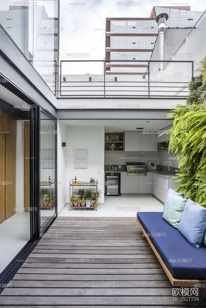 北欧公寓效果图下载（渲染图2）