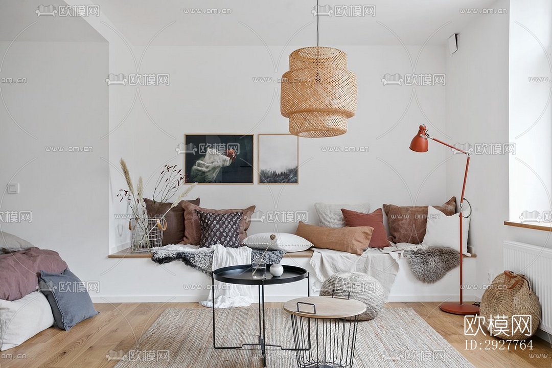 北欧公寓效果图下载（渲染图8）