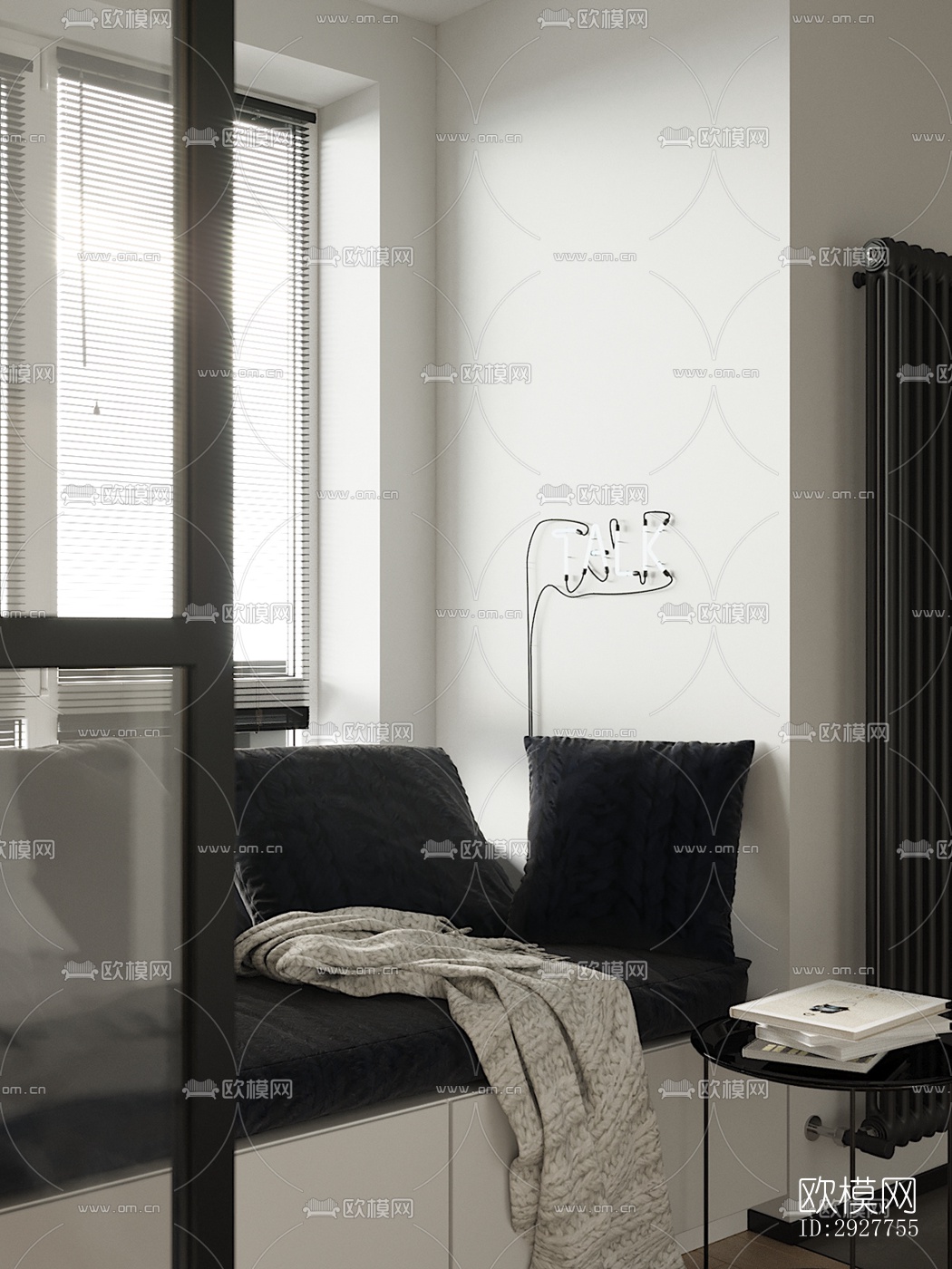 北欧公寓效果图下载（渲染图4）