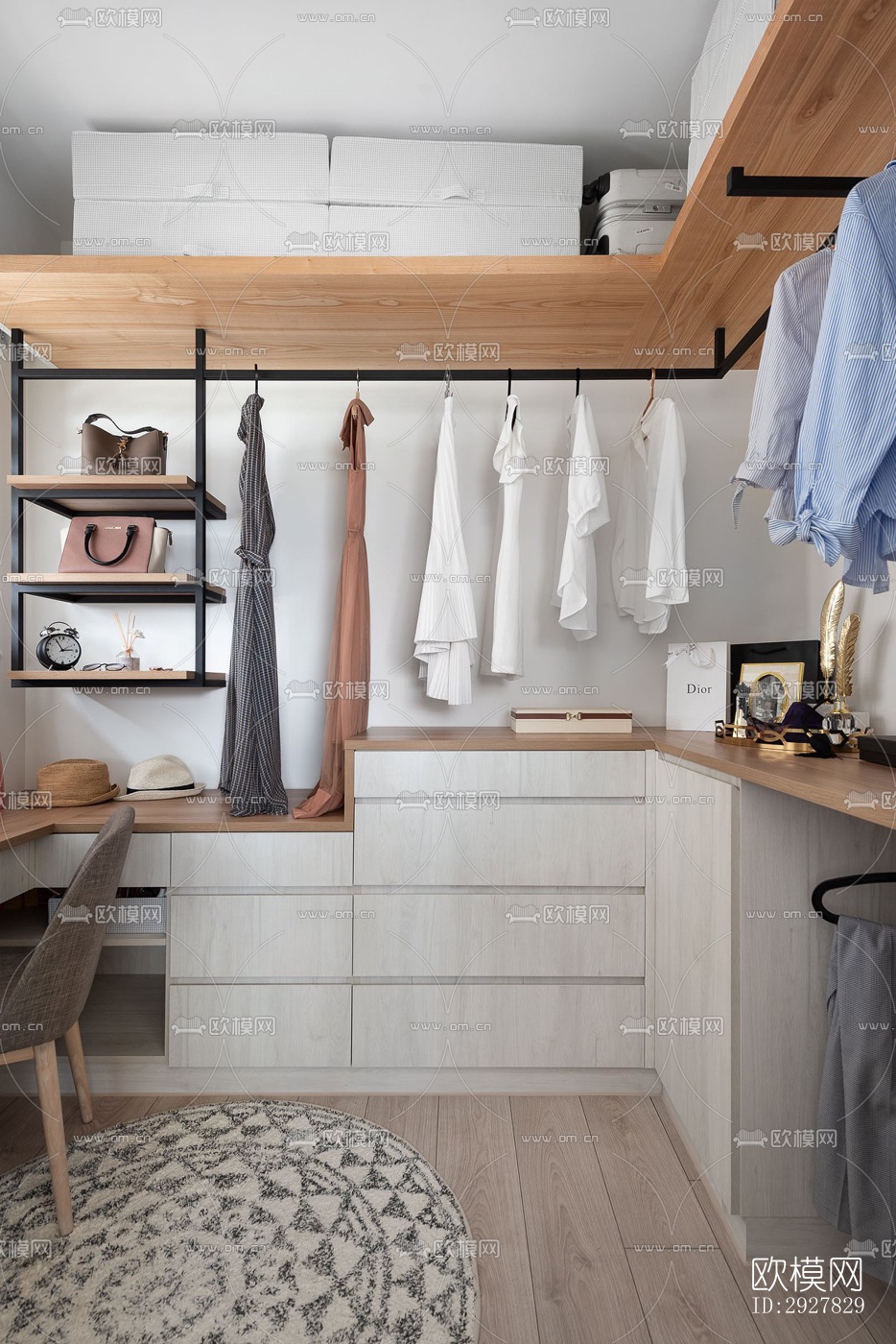 北欧公寓效果图下载（渲染图2）