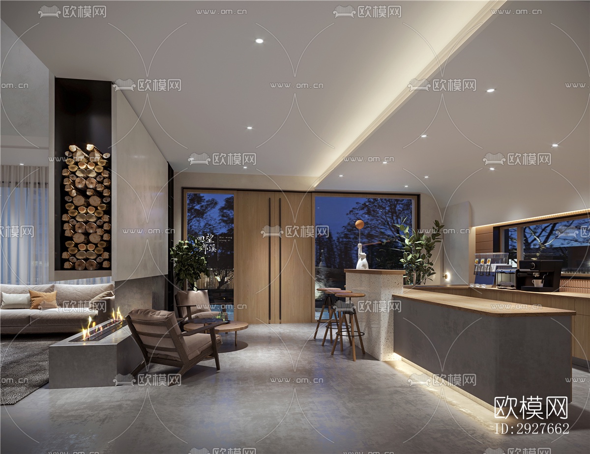 北欧别墅效果图下载（渲染图5）