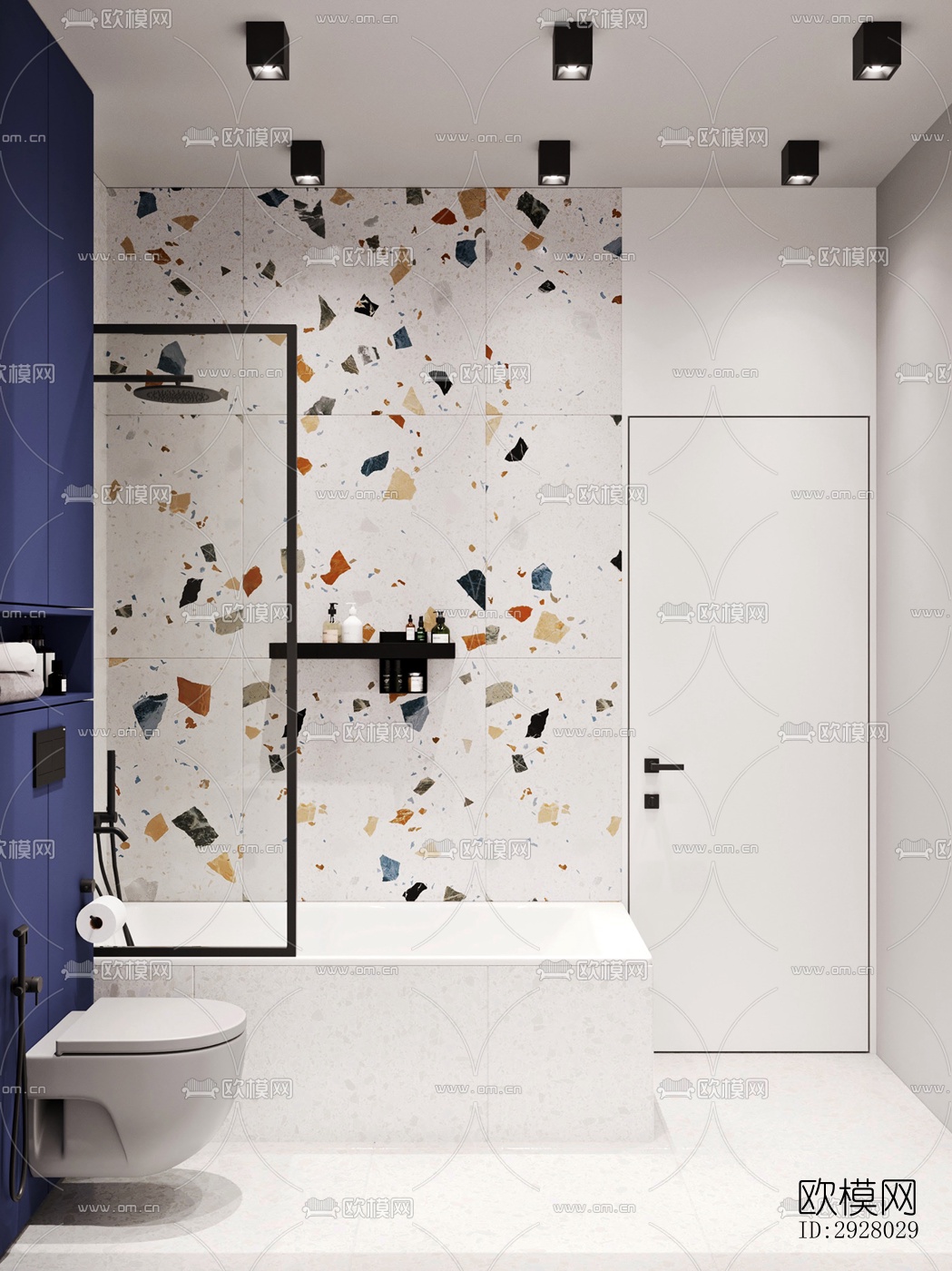 现代公寓效果图下载（渲染图13）