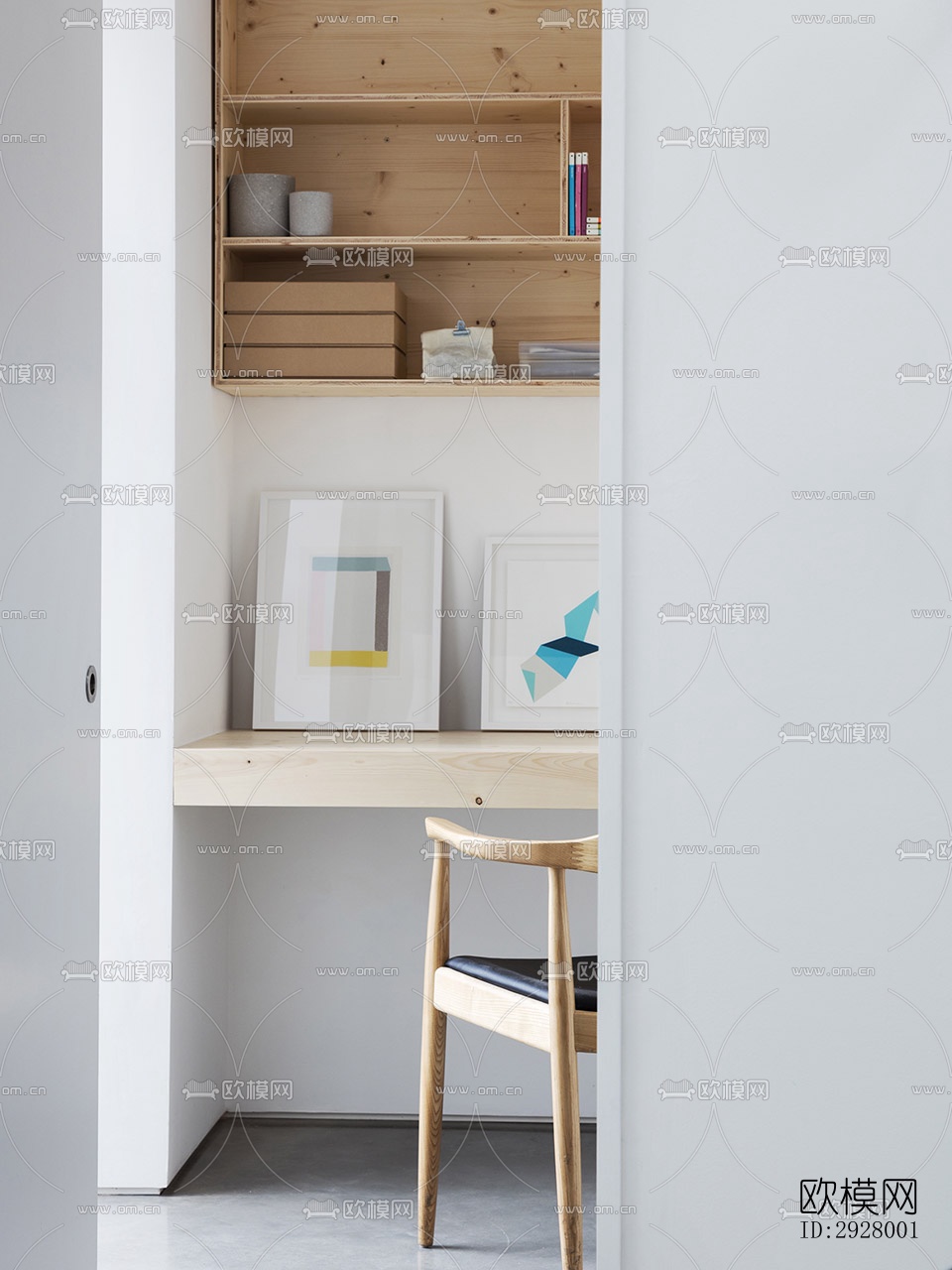 现代公寓效果图下载（渲染图3）