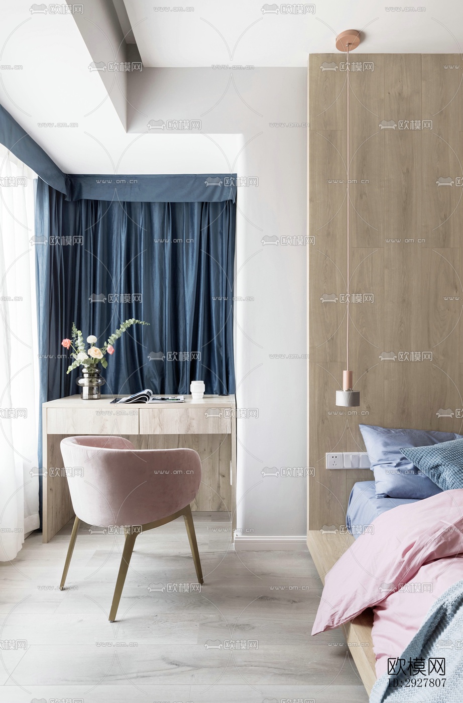 北欧公寓效果图下载（渲染图9）