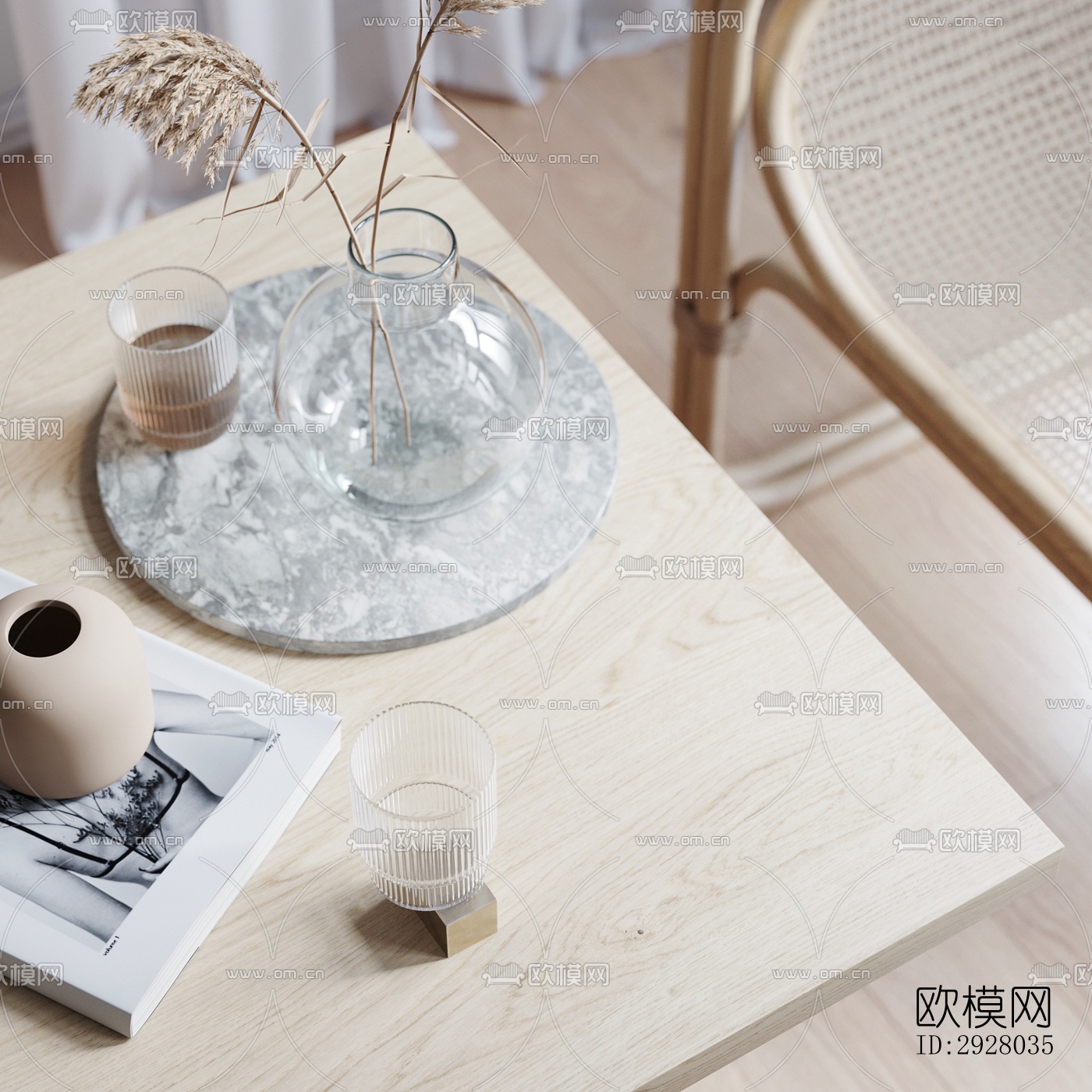 现代公寓效果图下载（渲染图9）