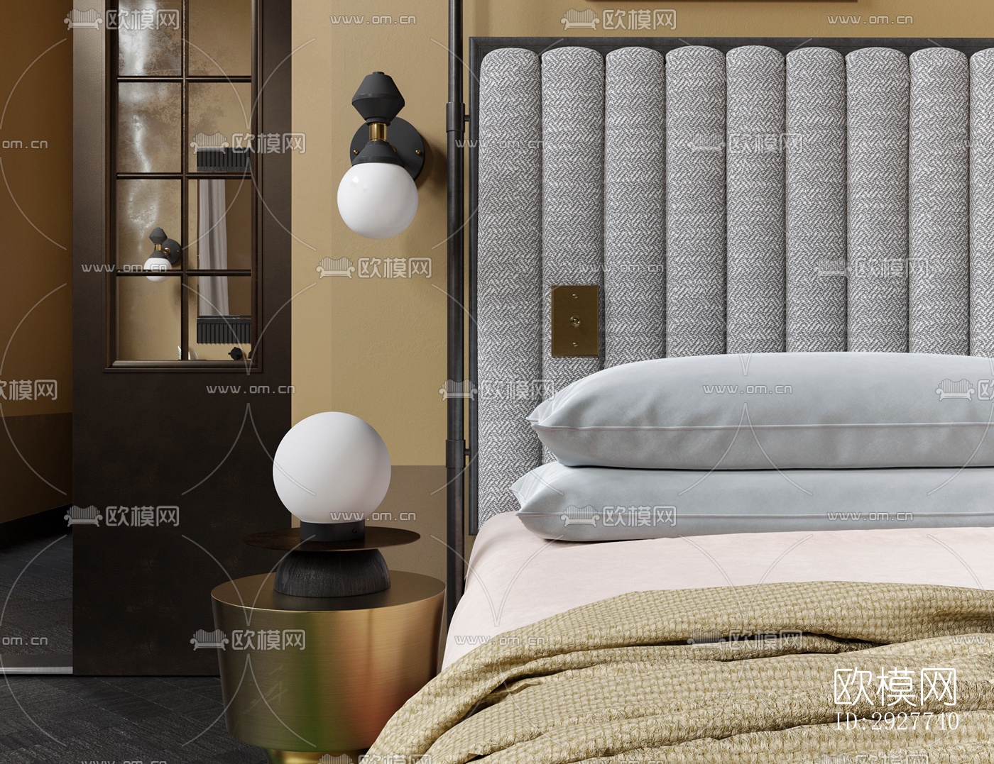 东南亚公寓效果图下载（渲染图4）