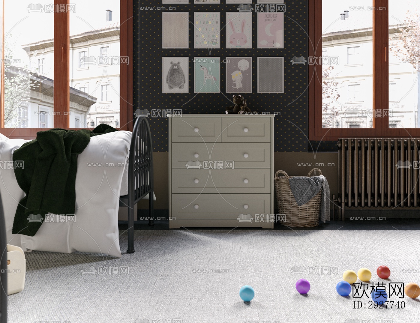 东南亚公寓效果图下载（渲染图11）