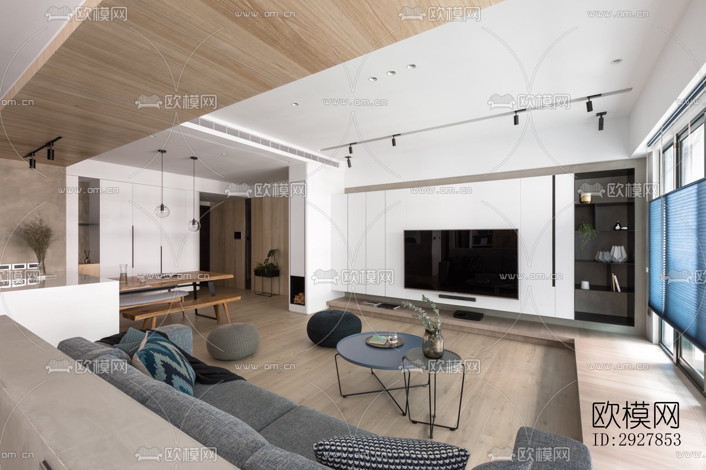 北欧公寓效果图下载（渲染图16）