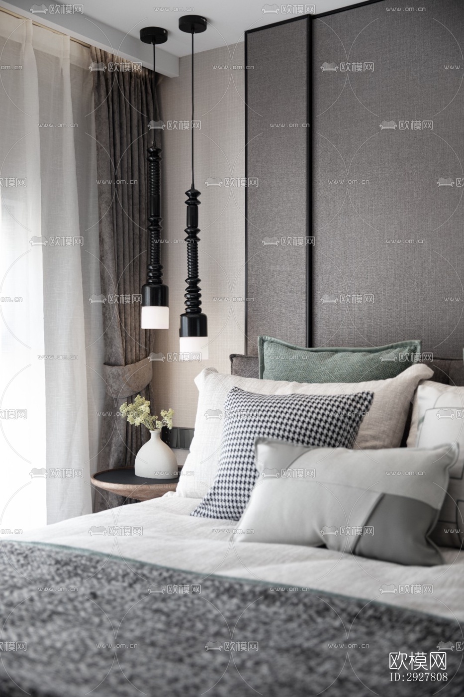 北欧公寓效果图下载（渲染图7）