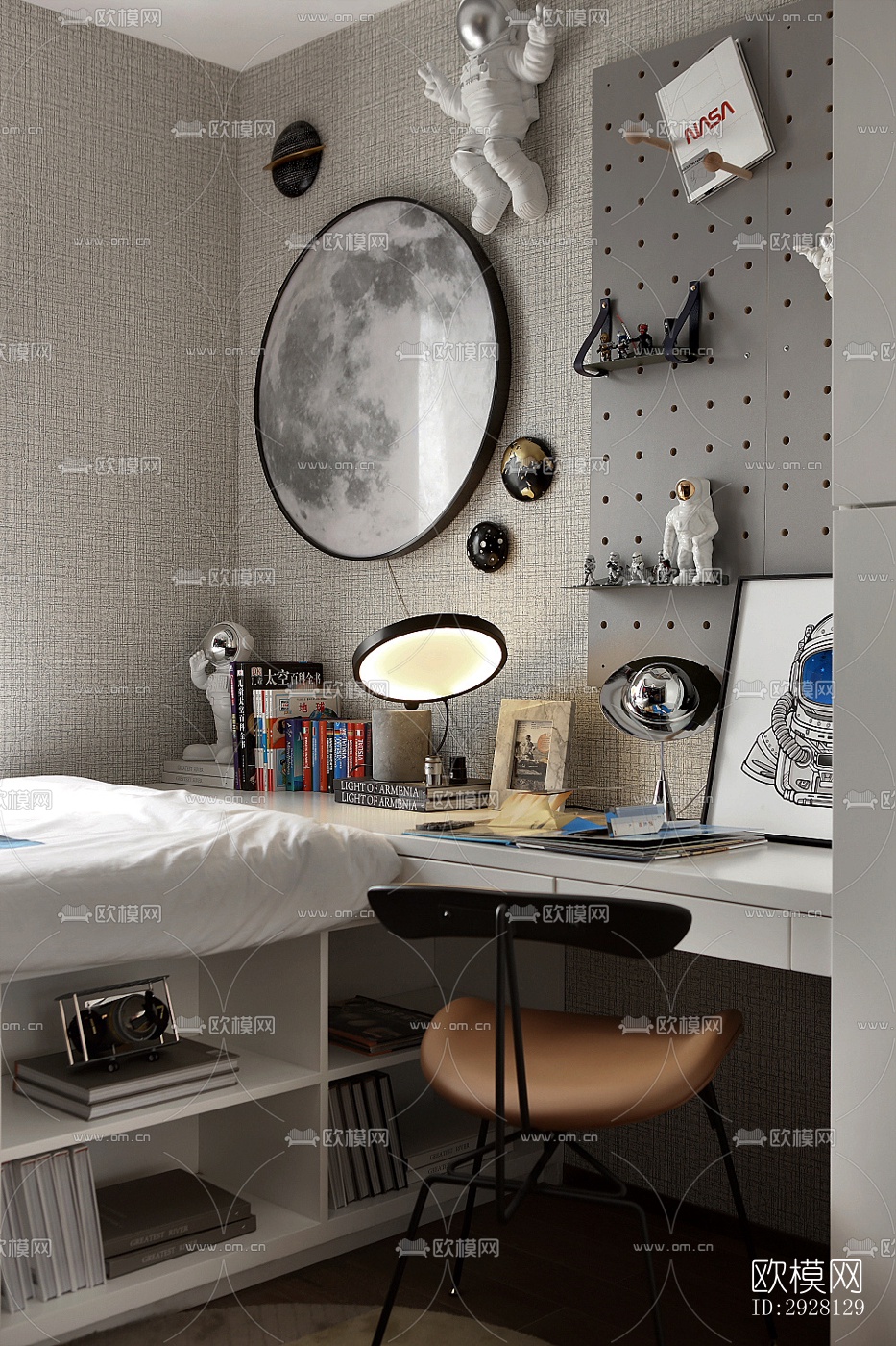 中式平层效果图下载（渲染图5）