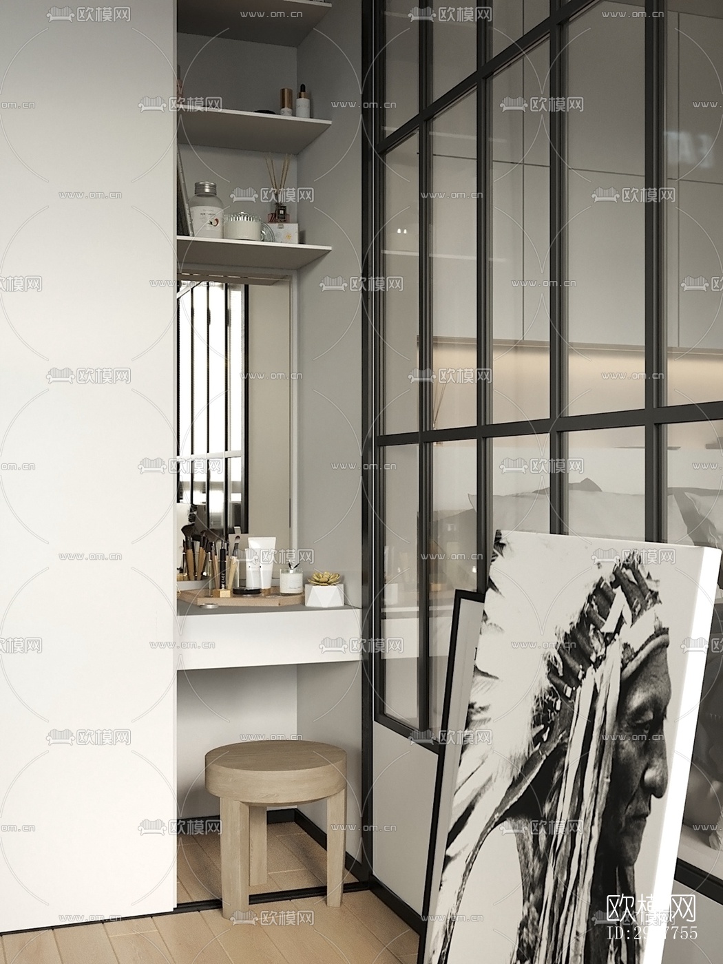 北欧公寓效果图下载（渲染图14）