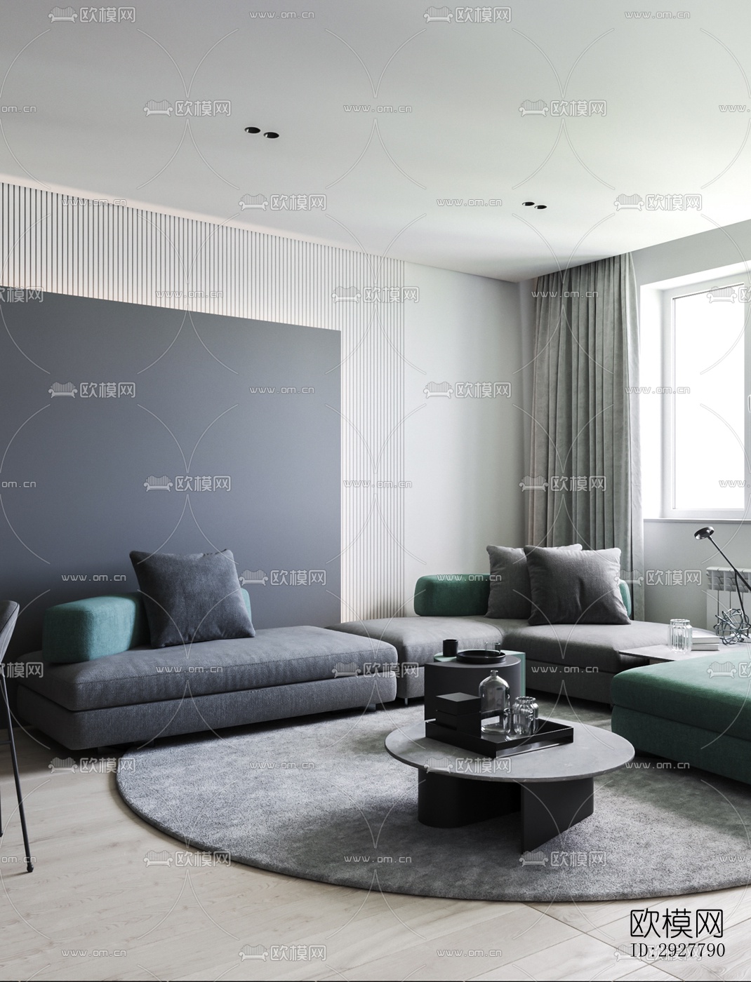 北欧公寓效果图下载（渲染图8）