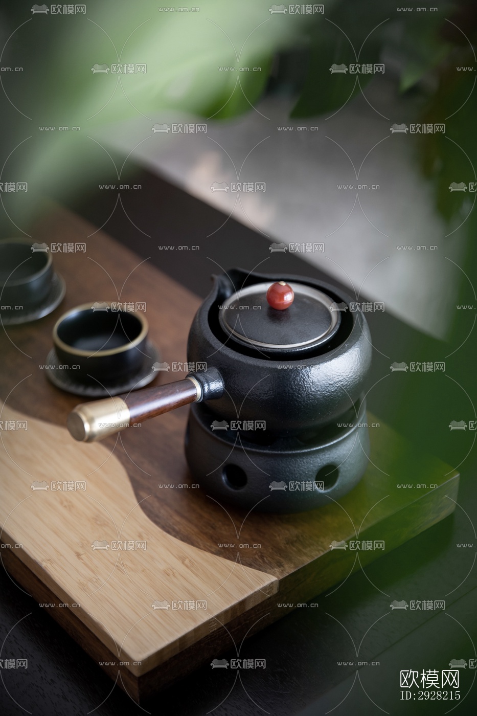 新中式平层效果图下载（渲染图3）