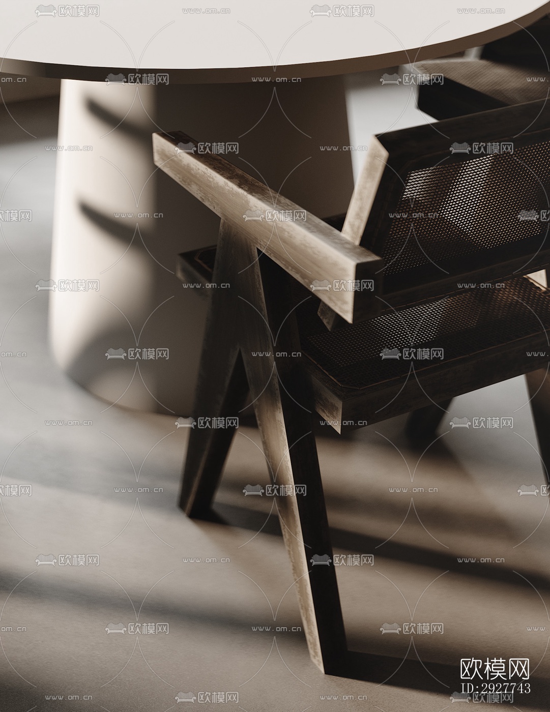 侘寂公寓效果图下载（渲染图2）