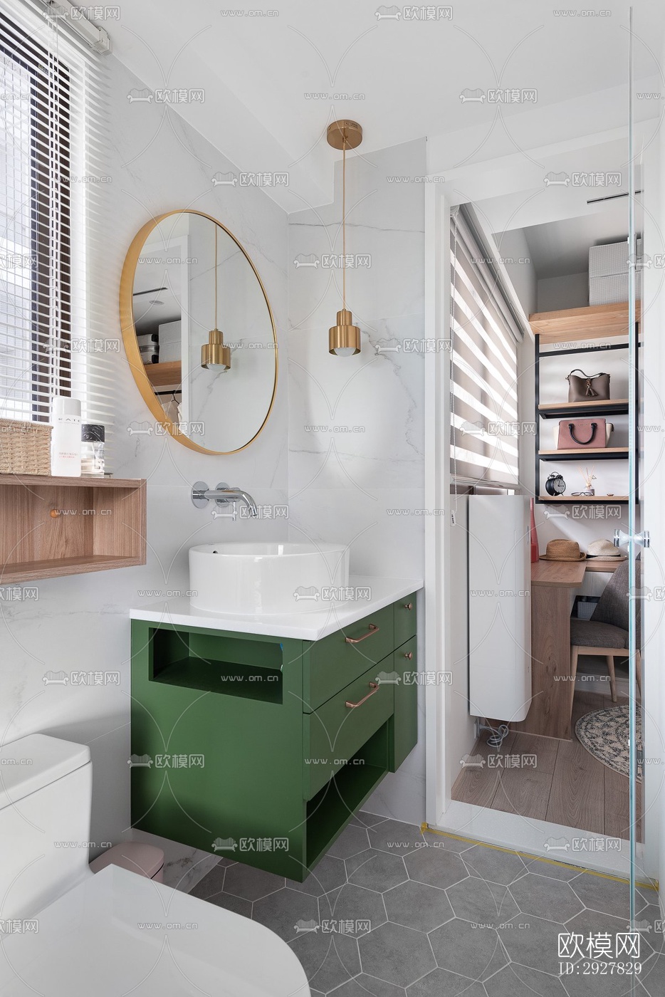 北欧公寓效果图下载（渲染图5）