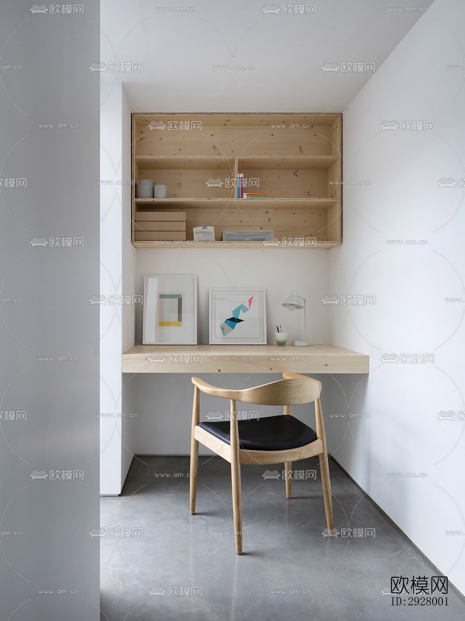 现代公寓效果图下载（渲染图2）