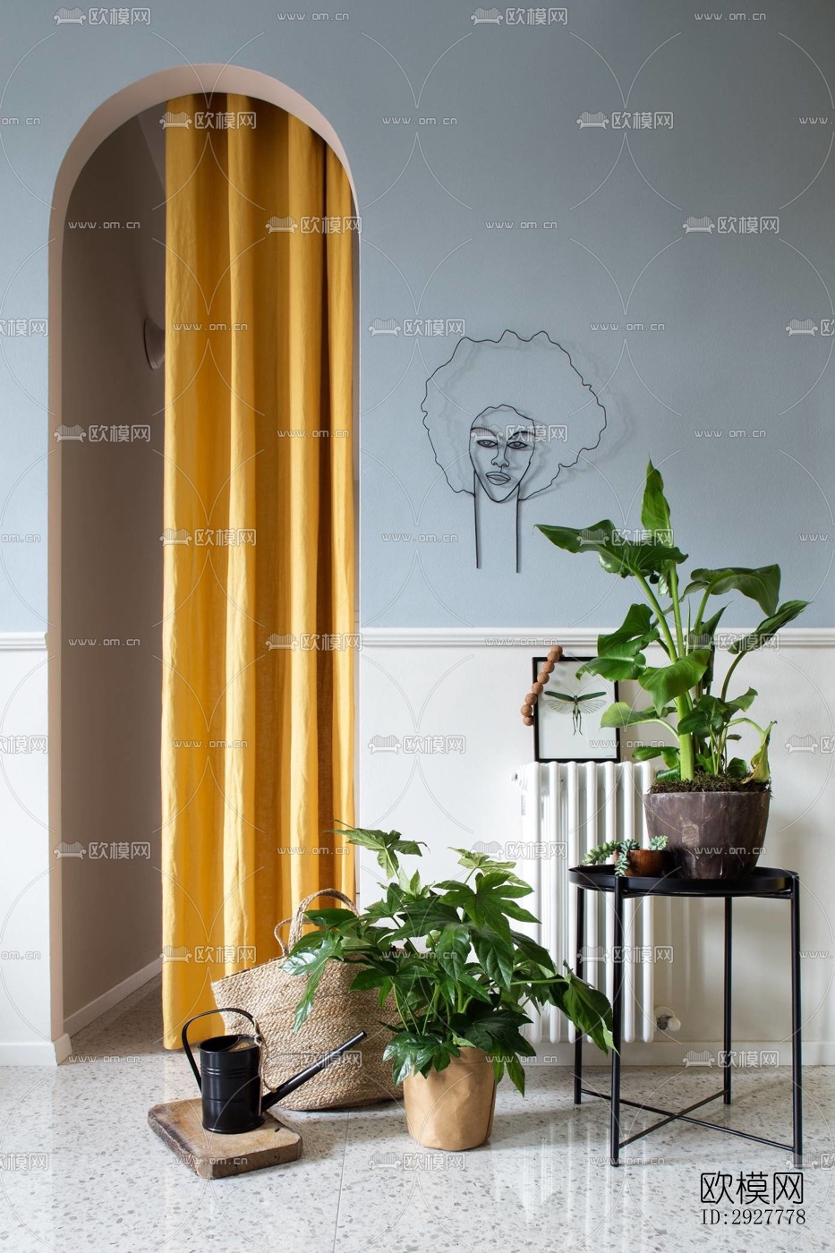 北欧公寓效果图下载（渲染图2）