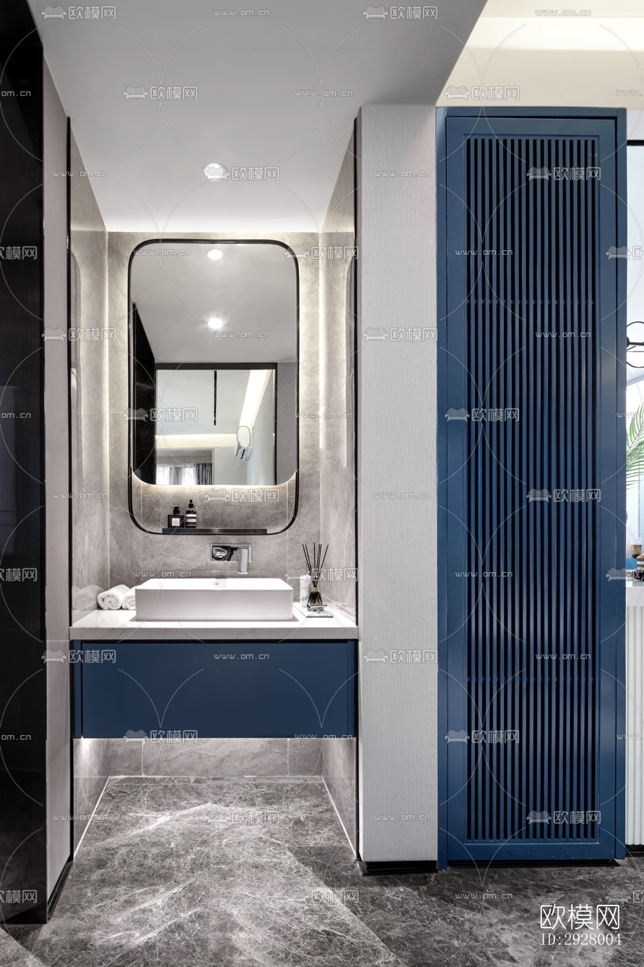 现代公寓效果图下载（渲染图5）