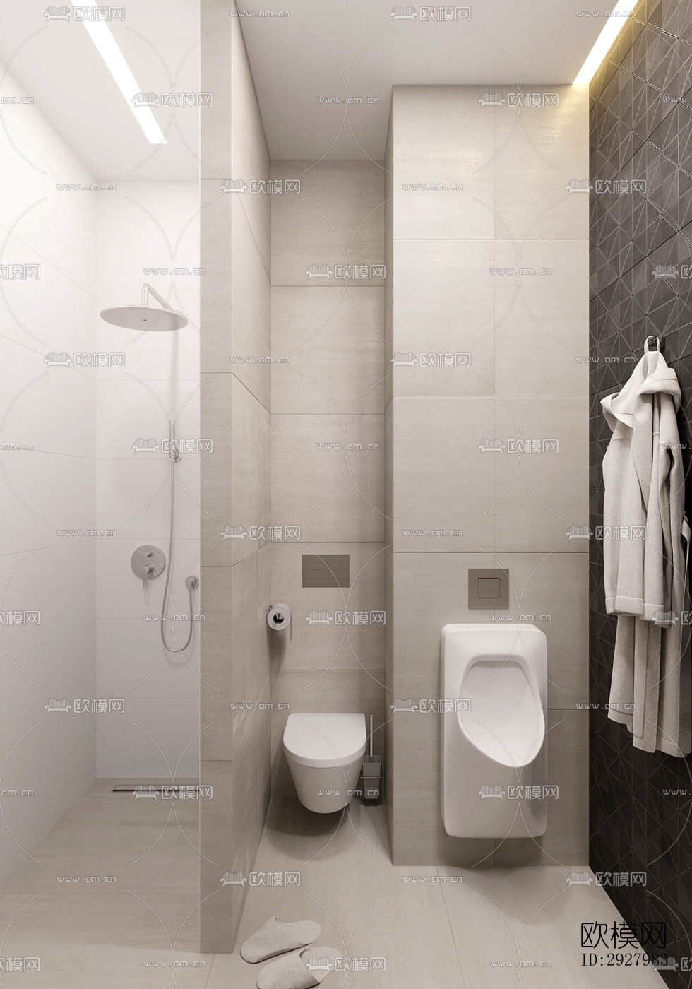 现代公寓效果图下载（渲染图2）