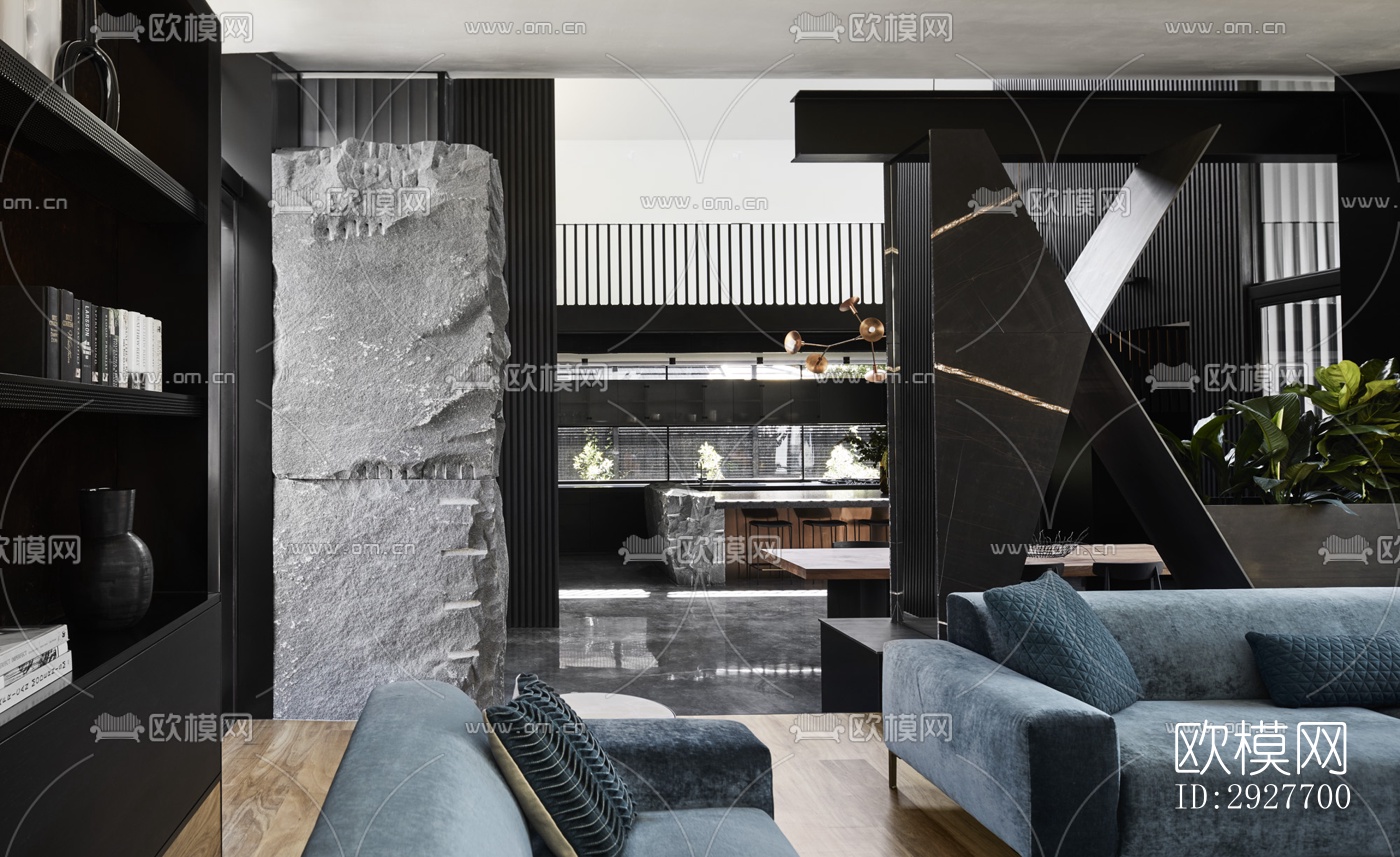 现代别墅效果图下载（渲染图4）