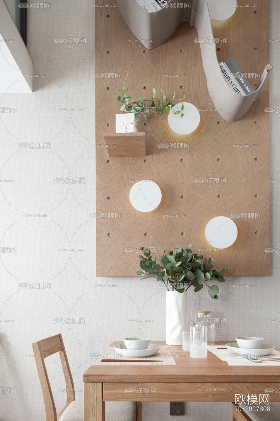 北欧公寓效果图下载（渲染图12）