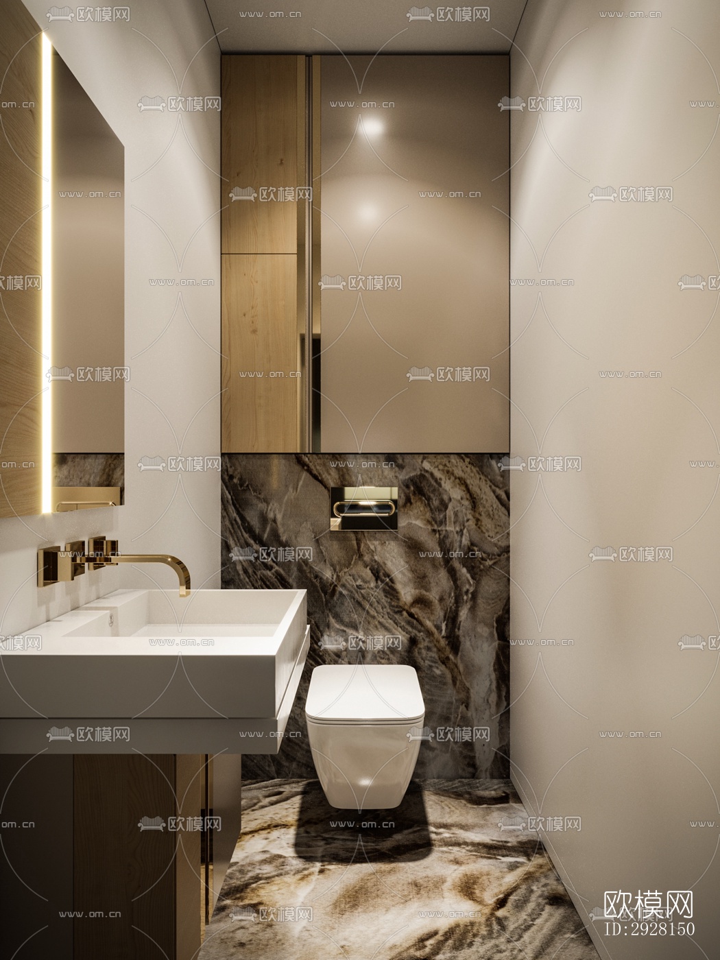 北欧平层效果图下载（渲染图8）