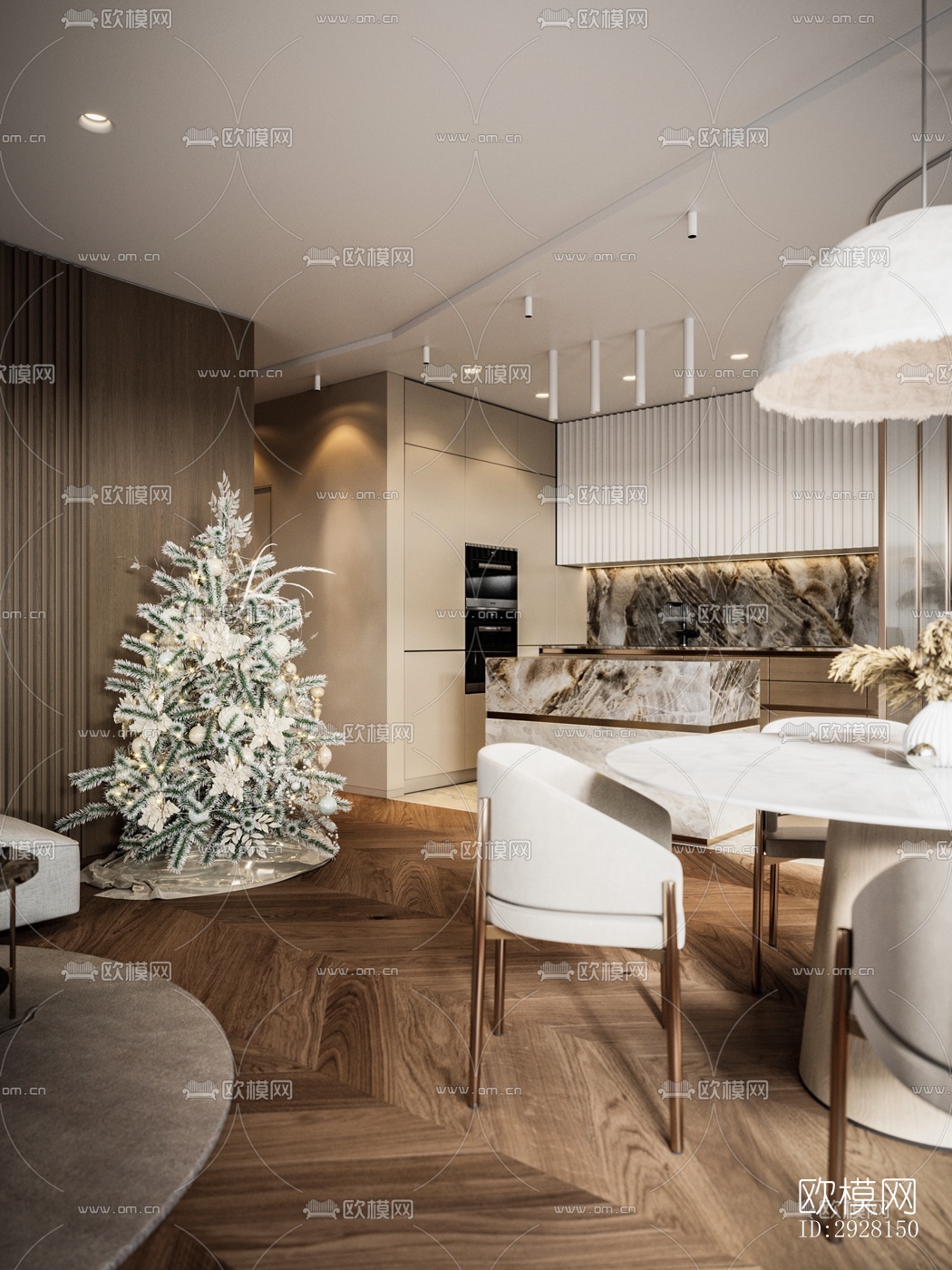 北欧平层效果图下载（渲染图5）